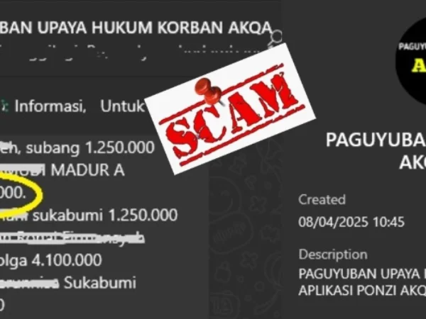 Kerugian Korban Aplikasi AKQA yang mencapai Rp400 juta