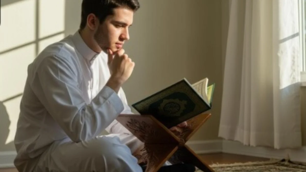 Ilustrasi Membaca Surah Al Kahfi di hari Jumat (freepik)