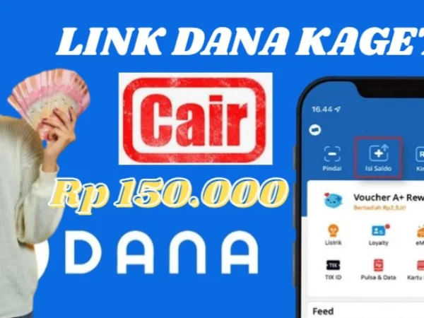 Link DANA kaget cair saldo DANA gratis setelah di Klaim.