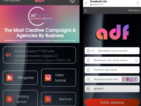 Apakah Benar Aplikasi ADF Penghasil Uang atau Penipuan? ini Faktanya