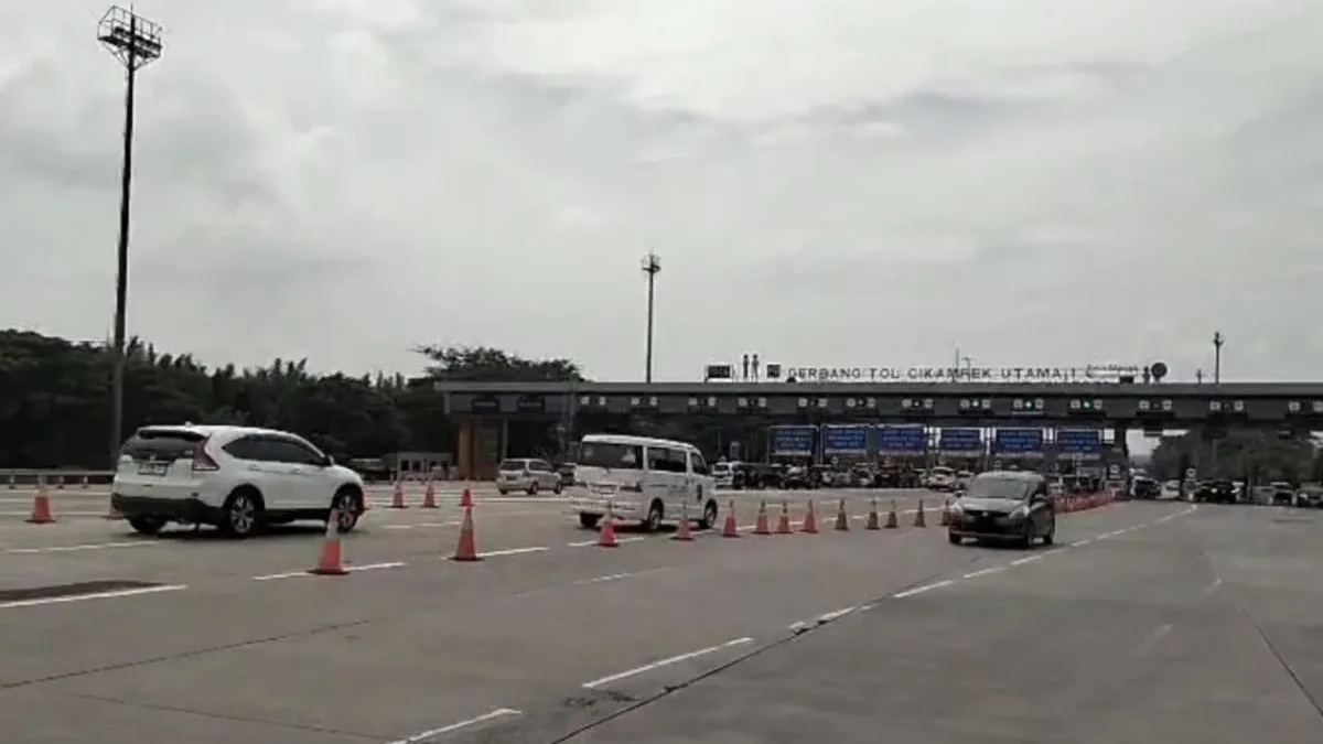Gerbang Tol Cikampek. (Foto/ANTARA)