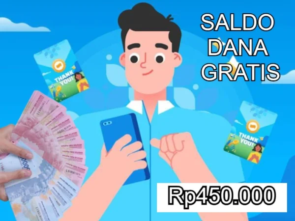 Saldo DANA gratis dari link DANA kaget Hari ini.