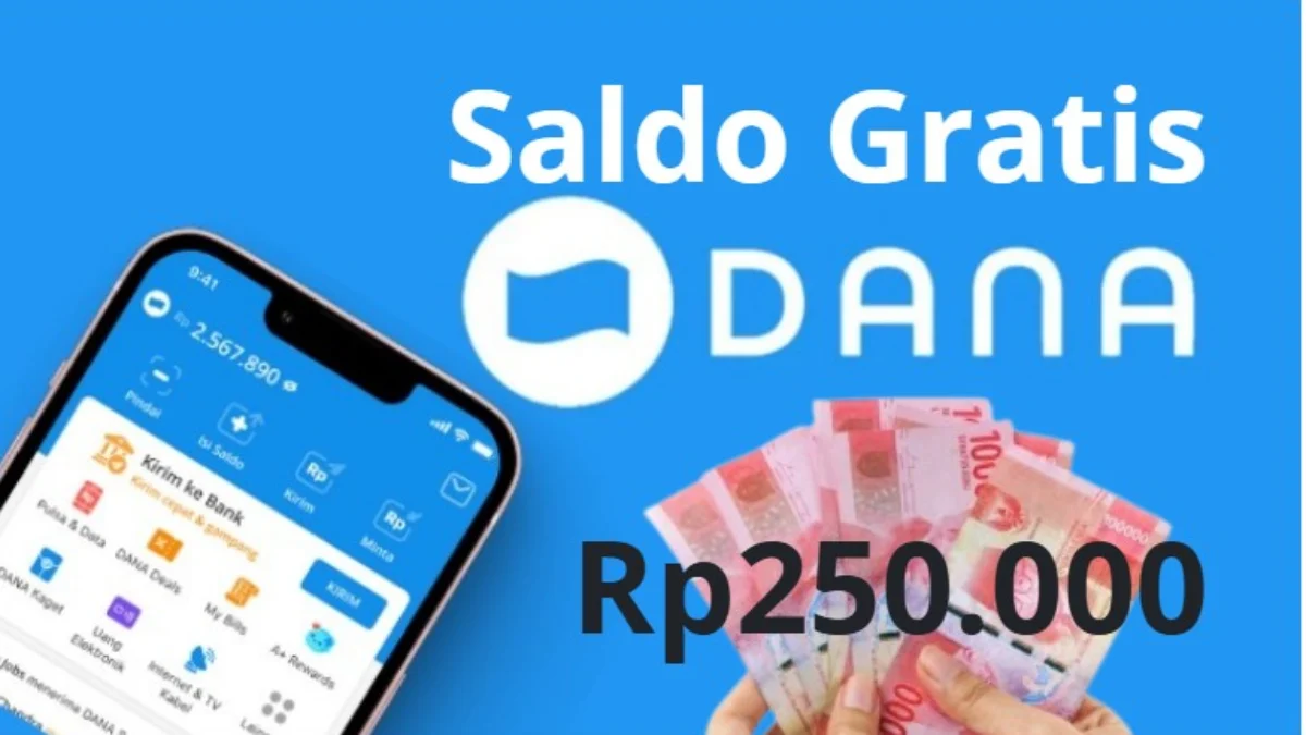 Saldo DANA Gratis hanya dengan satu KLIK
