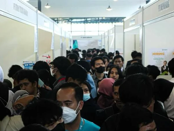 Foto ilustrasi para pencari kerja di Kota Bandung (Dok. Jabarekspres)