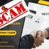 Aplikasi Next15 yang diprediksi bakal SCAM setelah liburan.