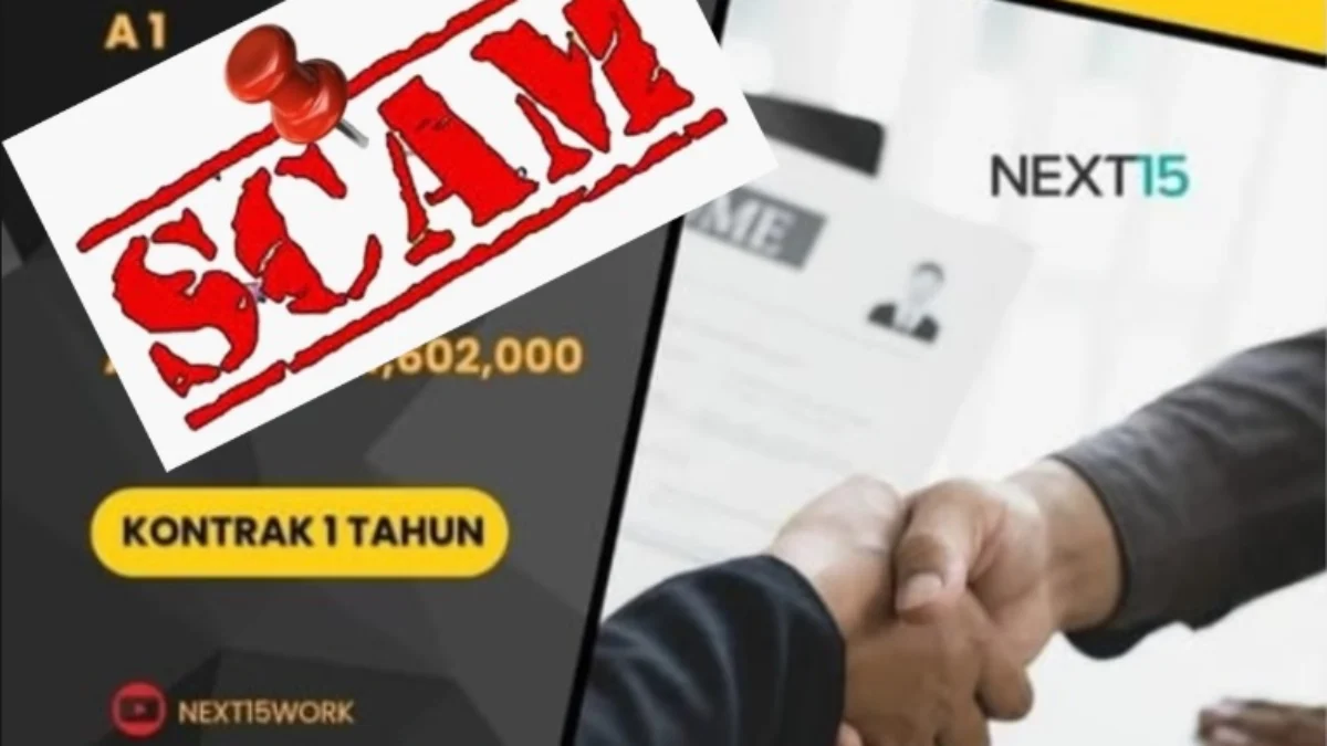 Aplikasi Next15 yang diprediksi bakal SCAM setelah liburan.