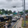 Situasi arus lalu lintas Simpang Gadog, Bogor, pada Rabu (2/4/2025). Foto: Regi