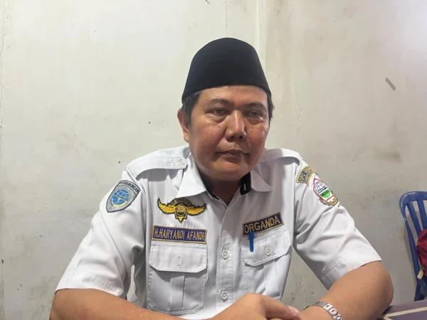 Sekretaris Organisasi Angkutan Darat (Organda) Kabupaten Bogor Haryandi Afandi. (Foto/Regi)