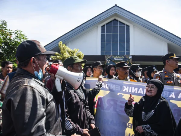 Foto ilustrasi polemik gedung GSG Arcamanik. (Dimas / JE)