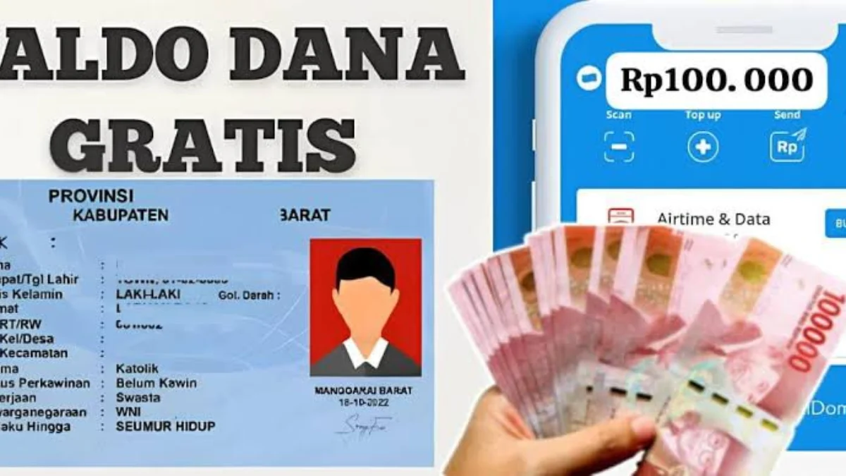 Dapat Saldo DANA Gratis Rp100 Ribu Tanpa Syarat NIK KTP, Cek di Sini