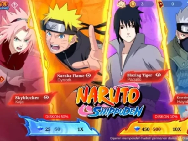 Ini Jadwal Kolaborasi Event Naruto Mobile Legends: Bang Bang 2025 dan Daftar Skin Gratis Bisa Didapatkan