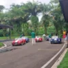Wahana wisata super wheels di Enchanting Valley, Cisarua, Kabupaten Bogor, pada Kamis (3/4/2025). Foto: Regi