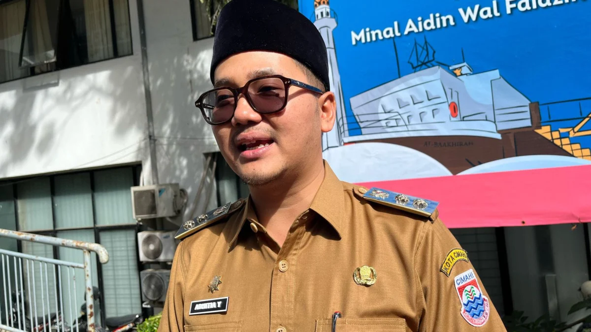 Wakil Wali Kota Cimahi, Adhitia Yudhistira siap dukung penuh animator di Cimahi. (Mong / Jabar Ekspres)