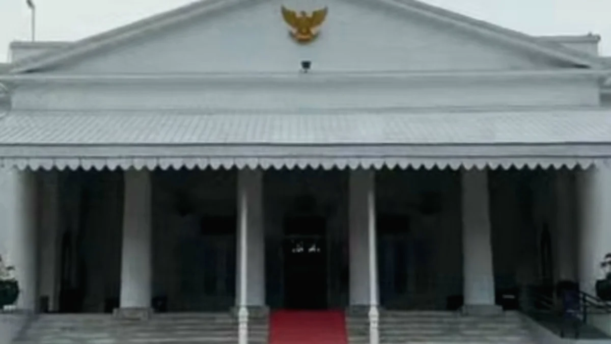 Ilustrasi Gedung Pakuan di Kota Bandung.