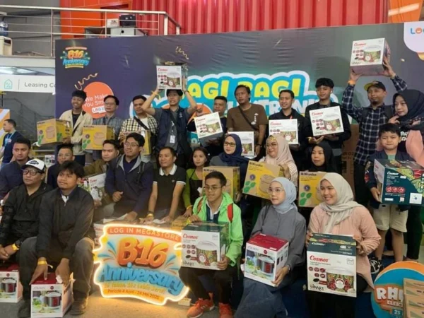 Meriahkan HUT Ke-16, Log In Megastore Berikan Promo Fantastis  Hingga Bagi-bagi 160 Elektronik Gratis untuk 160 Profesi