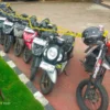 Polisi berhasil mengamankan tujuh pelaku yang diduga sebagai penadah dan anggota jaringan pencurian sepeda motor di wilayah Kecamatan Dayeuhkolot, Kabupaten Bandung. Foto Istimewa