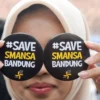 Dok. Siswa SMAN 1 Bandung saat tanggapi hasil putusan PTUN lewat aksi #SAVESMANSABANDUNG atas perkara sengeketa lahan. Foto. Dimas / Jabar Ekspres.