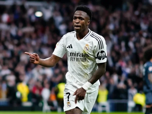 Pemain sayap kiri Real Madrid Vinicius Junior. (Instagram / vinijr)