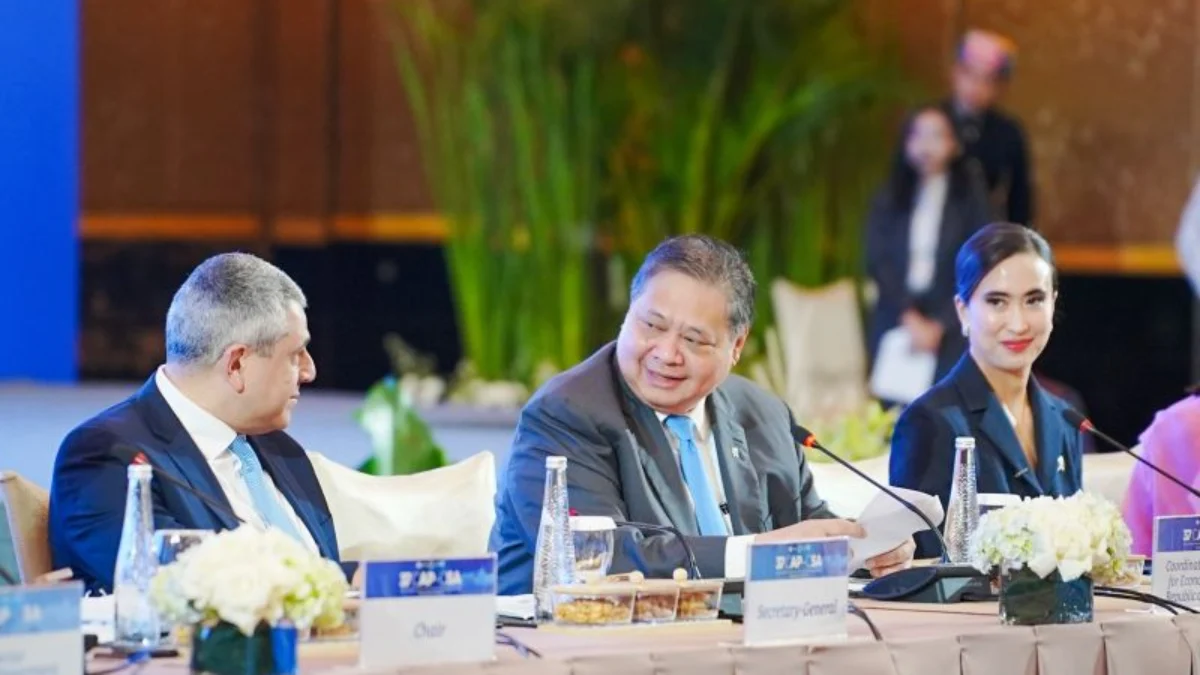 Menteri Koordinator Bidang Perekonomian Airlangga Hartato. (foto/ANTARA)